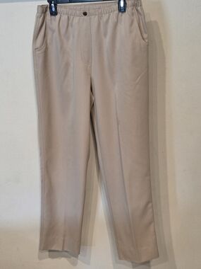 Alia Neutral Taupe Pull-On Pants